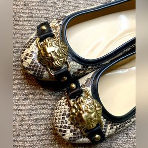 Anne Klein Snake Print Shoes